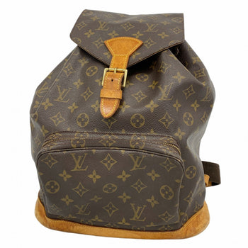 Louis Vuitton Monogram Montsouris Gm Backpack M51135 Brown