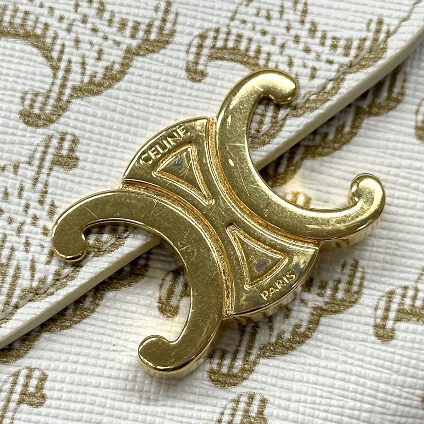 Celine Triomphe Tri-Fold Wallet For Women