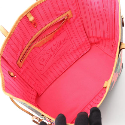 Louis Vuitton Neverfull Mm Tote Bag In Coated Canvas And Leather