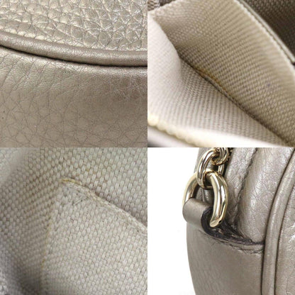 Gucci Shoulder Bag Soho Leather Gold