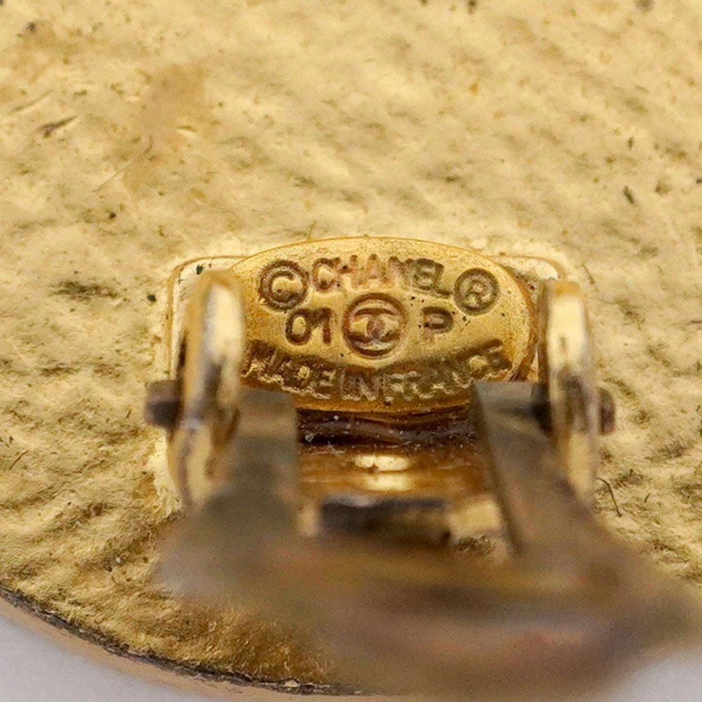 Chanel Coco Mark Circle Earrings