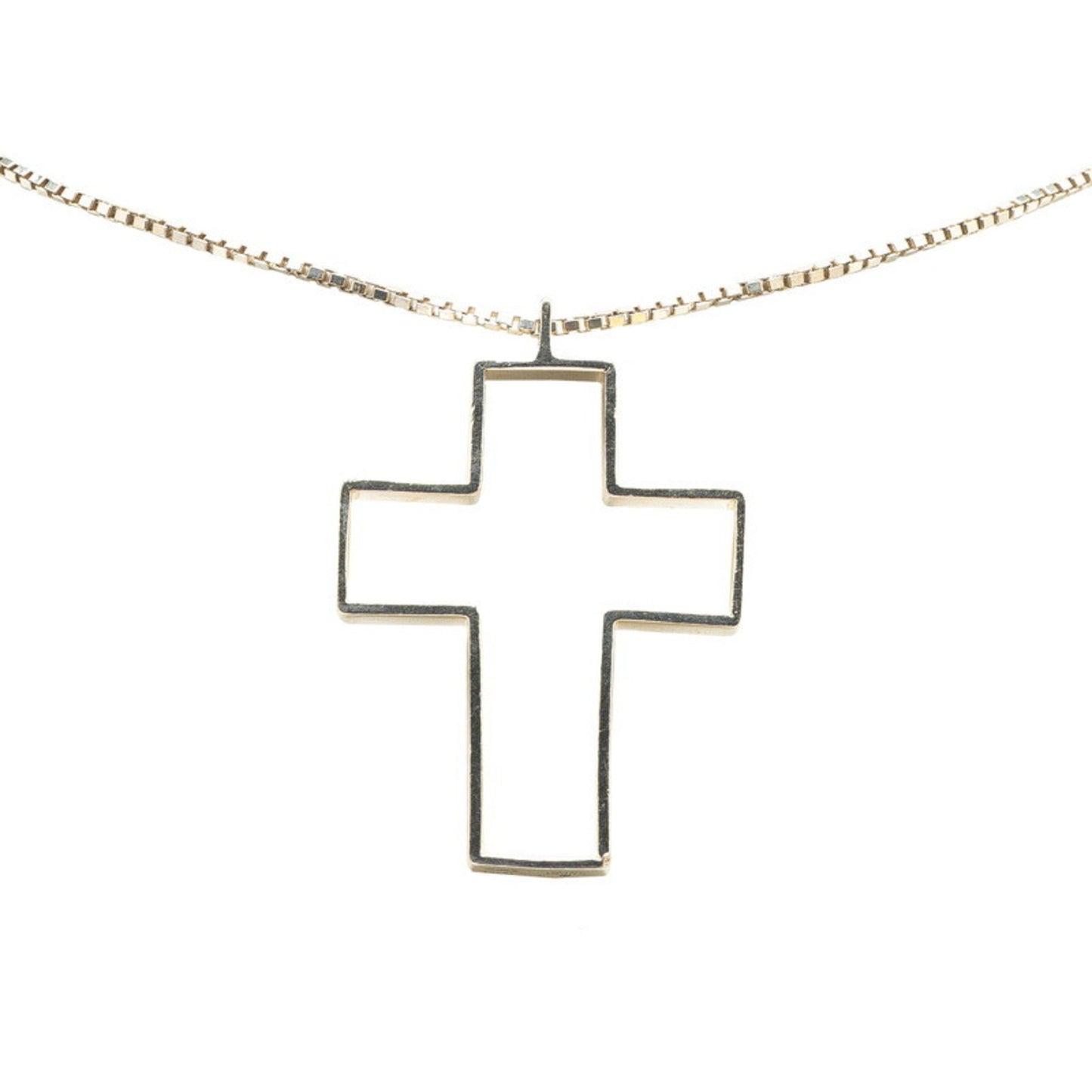 Gucci Cross Necklace Sv925 Silver