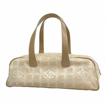 Chanel New Travel Nylon Beige Handbag