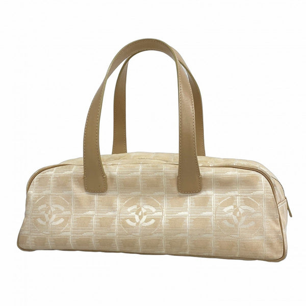 Chanel New Travel Nylon Beige Handbag