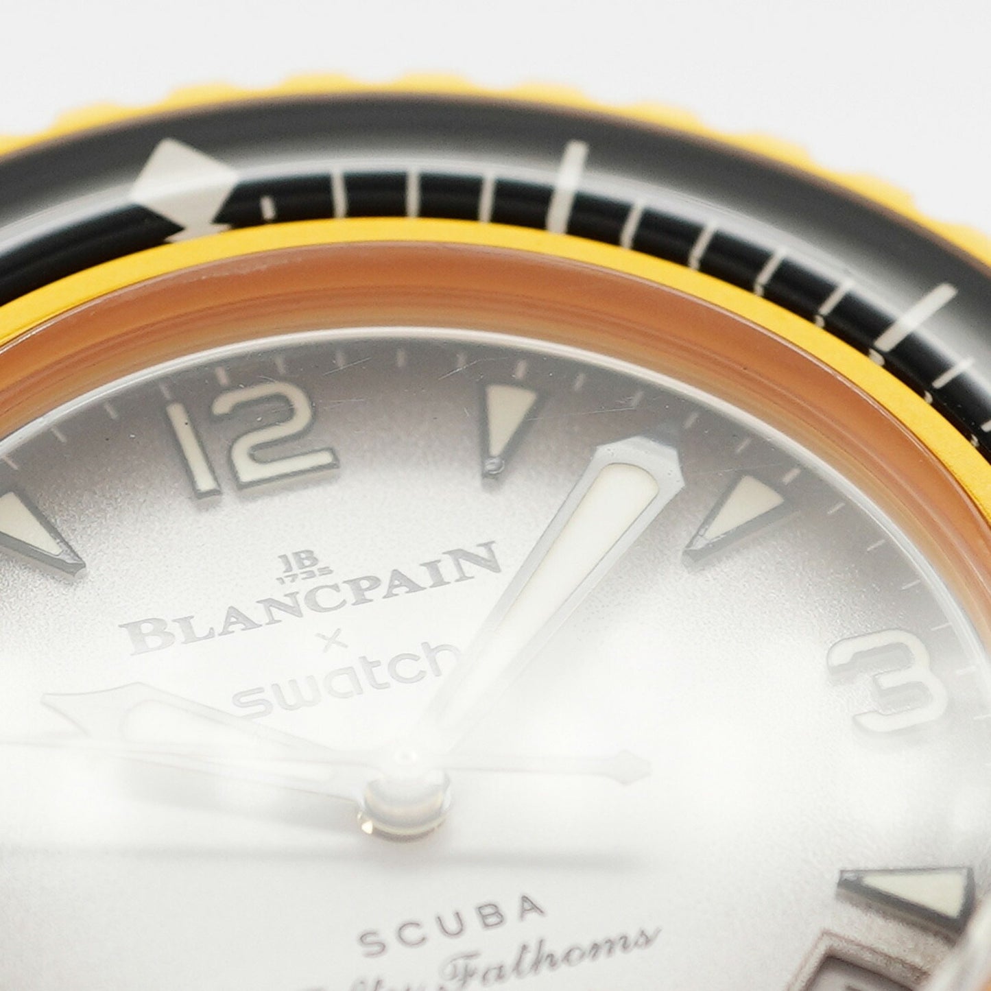 Swatch X Blancpain Pacific Ocean So35P100 White Dial