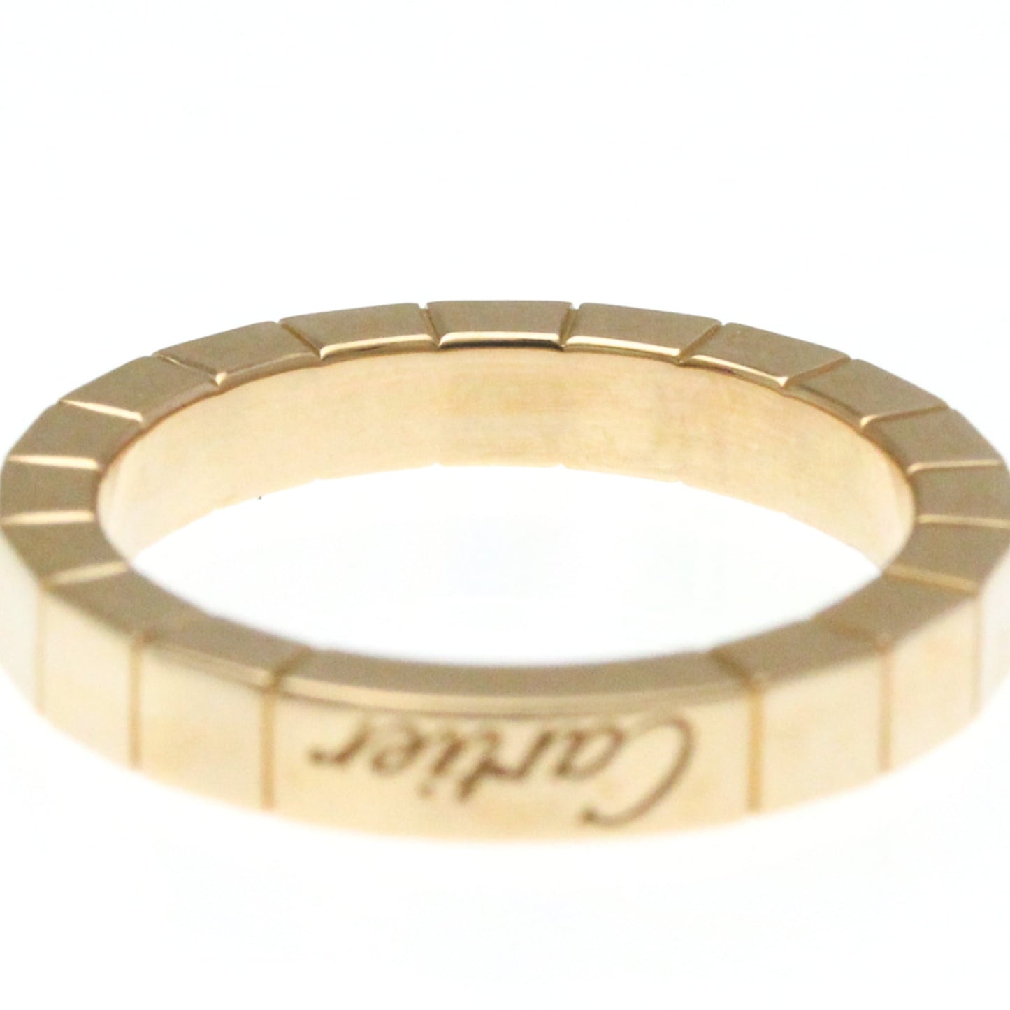 Cartier Lanieres Pink Gold (18K) Fashion No Stone Band Ring Pink Gold