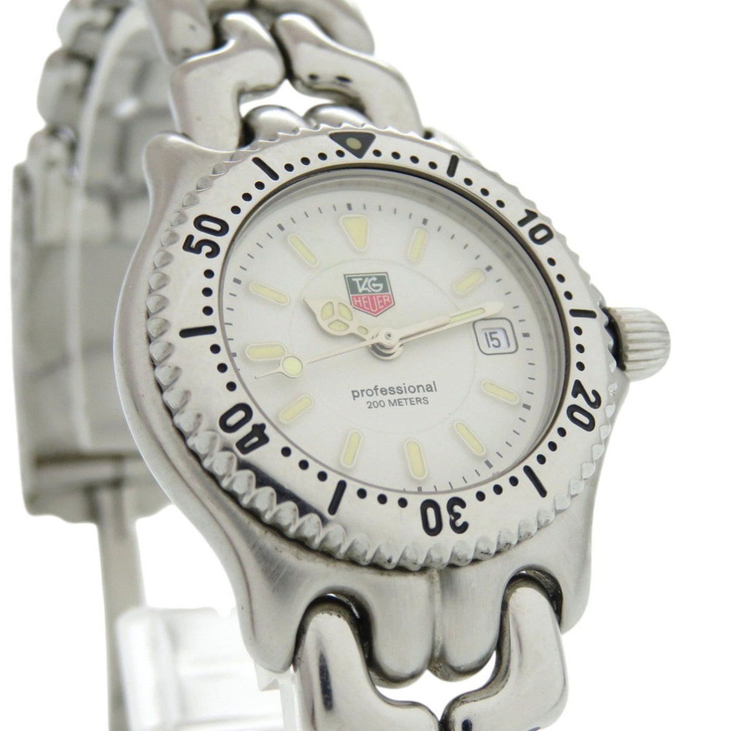 Tag Heuer Wg1312-2 Cell Date Stainless Steel Watch