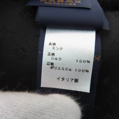 Louis Vuitton 2022 Louis Vuitton Echarpe Gaugram Mink Fur Shawl With Lv Logo