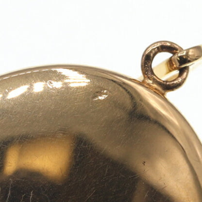 Celine Pendant Top Mirror Medallion 46S436Bsl 36Ao Gold Metal Head Necklace