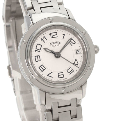 Hermes Cp1.210 Clipper Classic Watch Stainless
