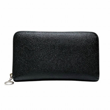 Bvlgari Man Round Black Long Wallet