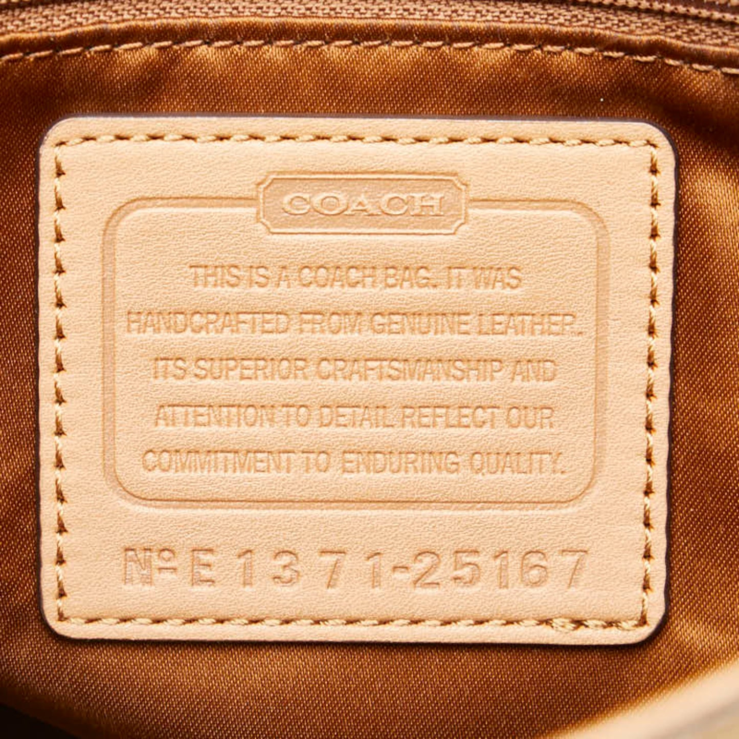 Coach Logo Handbag/Shoulder Bag