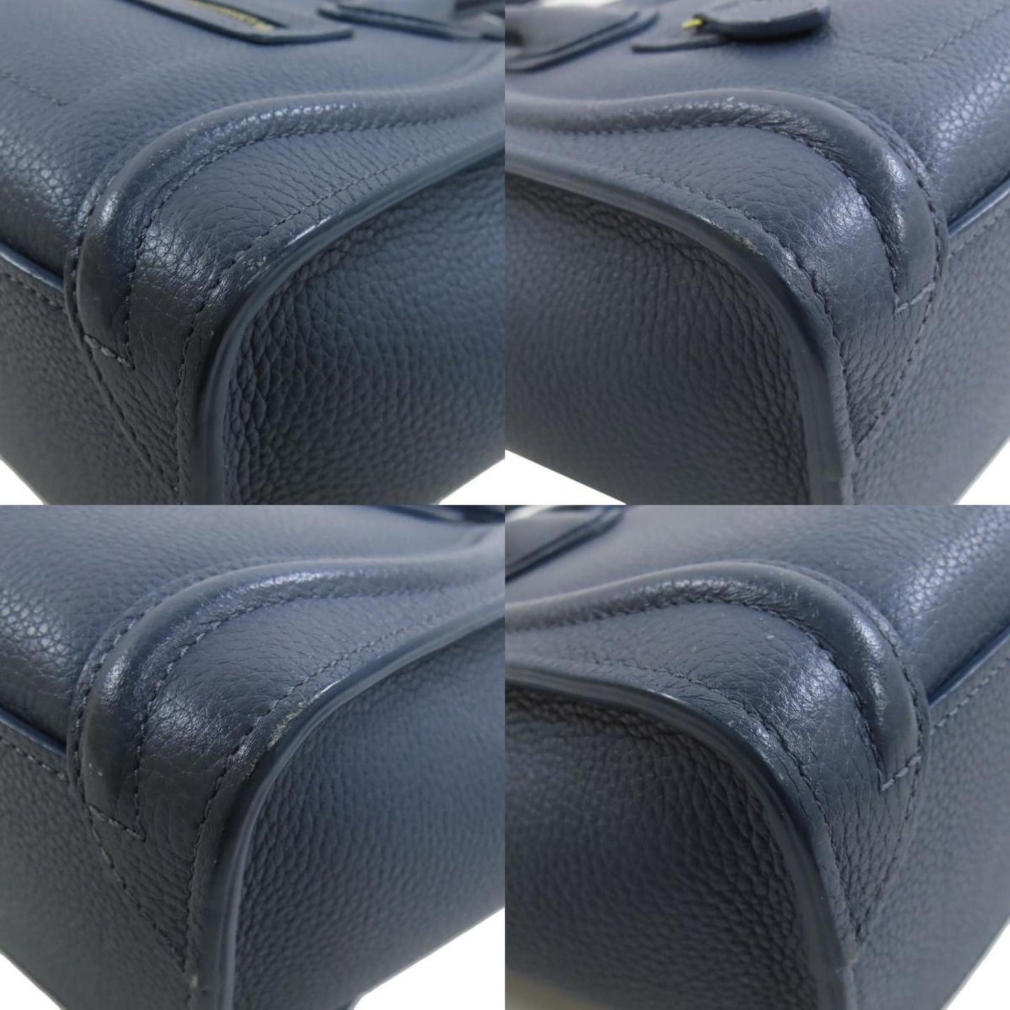 Celine Luggage Nano Handbag In Calfskin