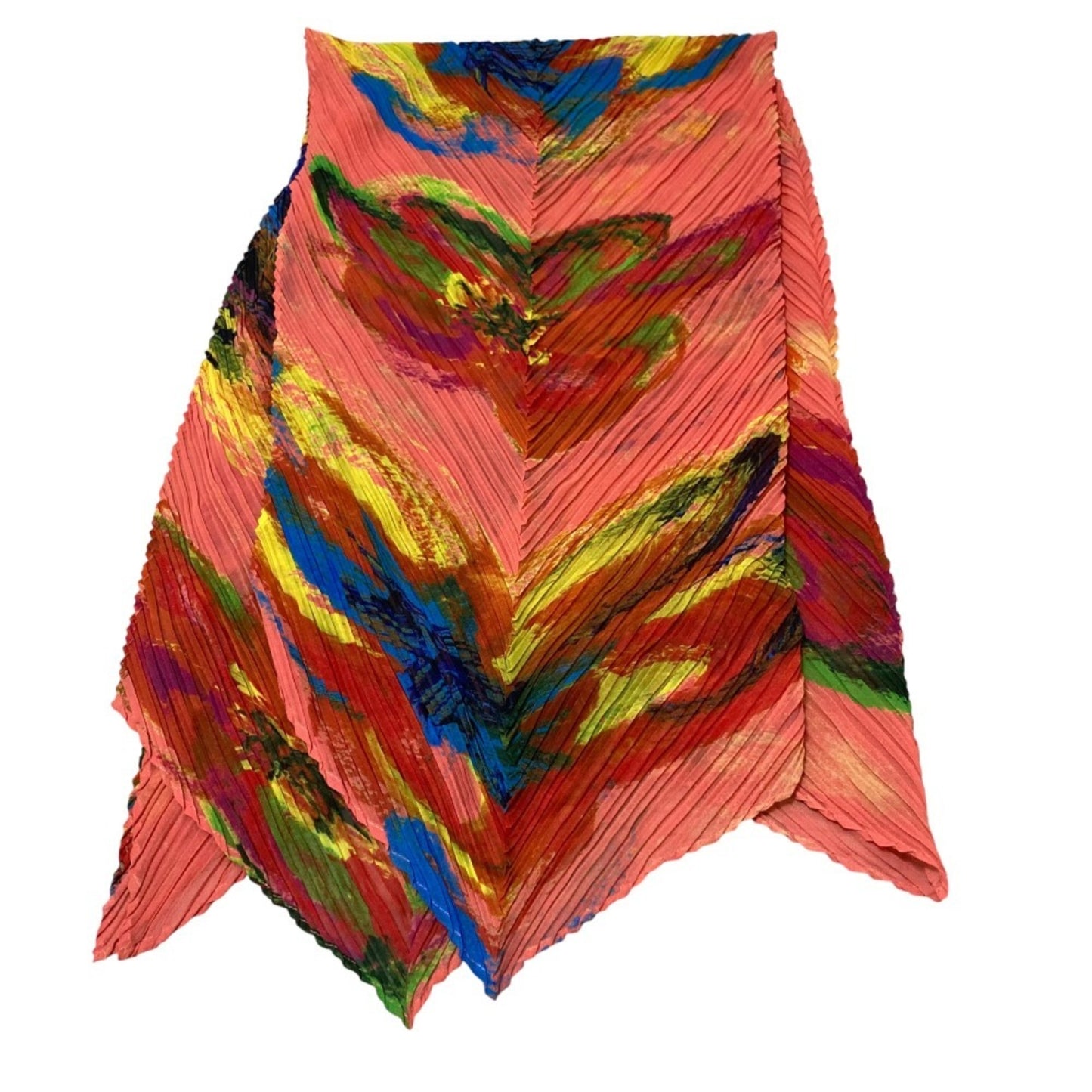 Pleats Please Issey Miyake All-Over Print Shawl/Scarf
