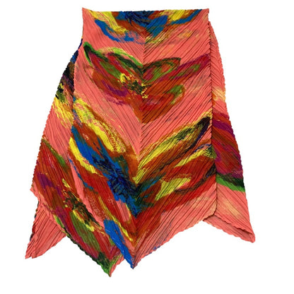 Pleats Please Issey Miyake All-Over Print Shawl/Scarf