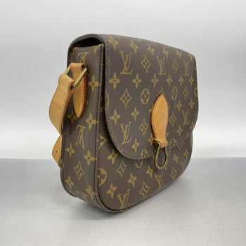Louis Vuitton Monogram Saint-Cloud Gm Shoulder Bag M51242 Brown