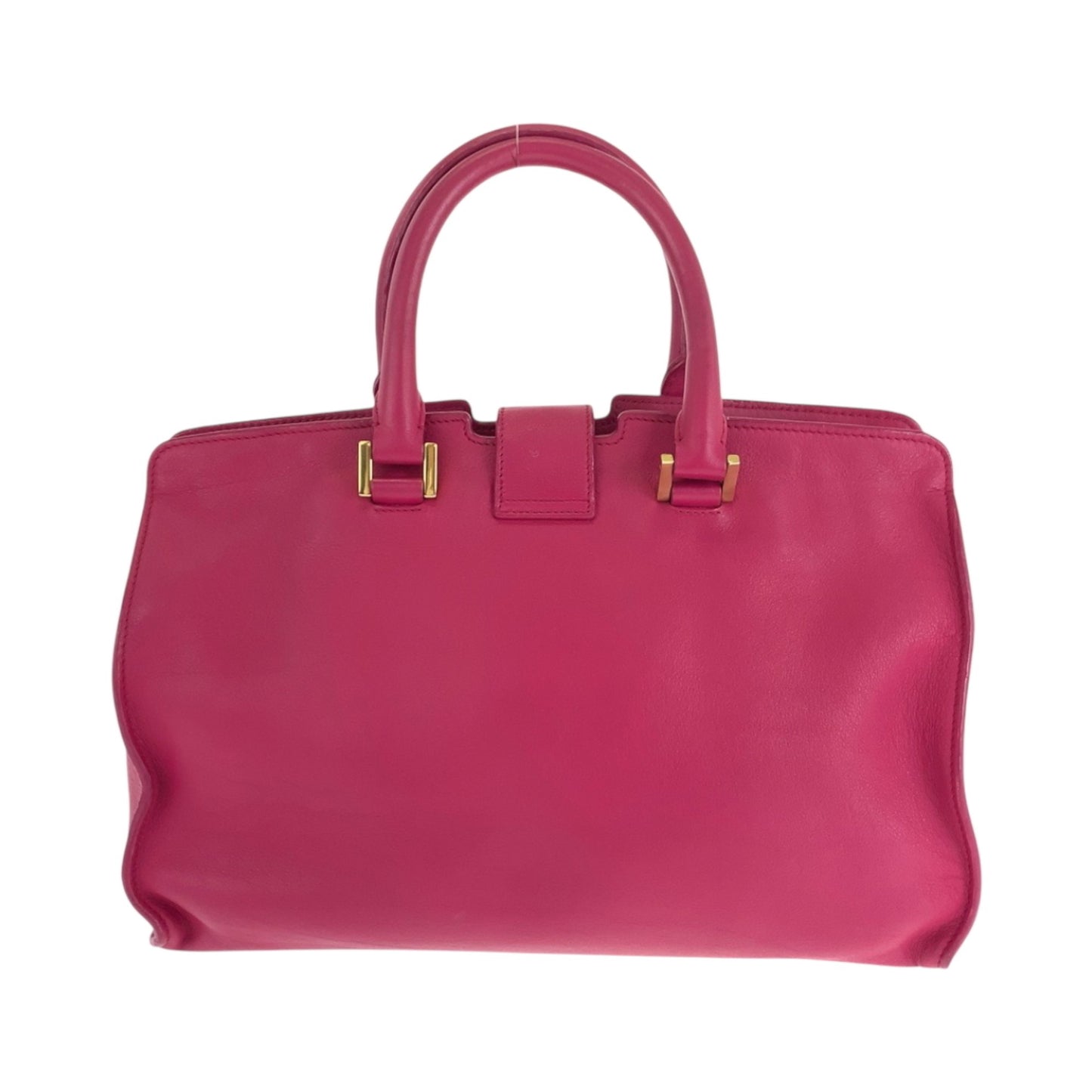Yves Saint Laurent Saint Laurent Paris Saint Laurent Paris Petit Cabas Y-Line Fuchsia Pink Gold