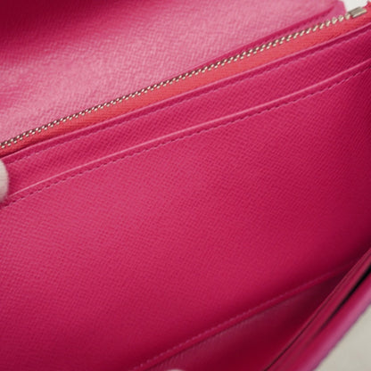 Louis Vuitton Epi Portefeuille Sarah Long Wallet M64322 Noir Hot Pink