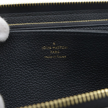 Louis Vuitton Lv Crafty Empreinte Zippy Wallet Long Crme Noir M69727