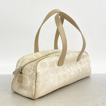 Chanel New Travel Nylon Beige Handbag