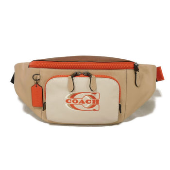 Coach Coach Body Bag Truck Belt Current C Mark Color Block Multi Smooth Calf Unused Embossed Stamp