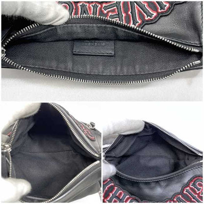 Givenchy Shoulder Bag Mini F-22861 Black Leather Ef E 0147 Givenchy Chain Long Crossbody Box Patch