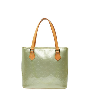 Louis Vuitton Monogram Vernis Houston Tote Bag M91053 Green Patent Leather