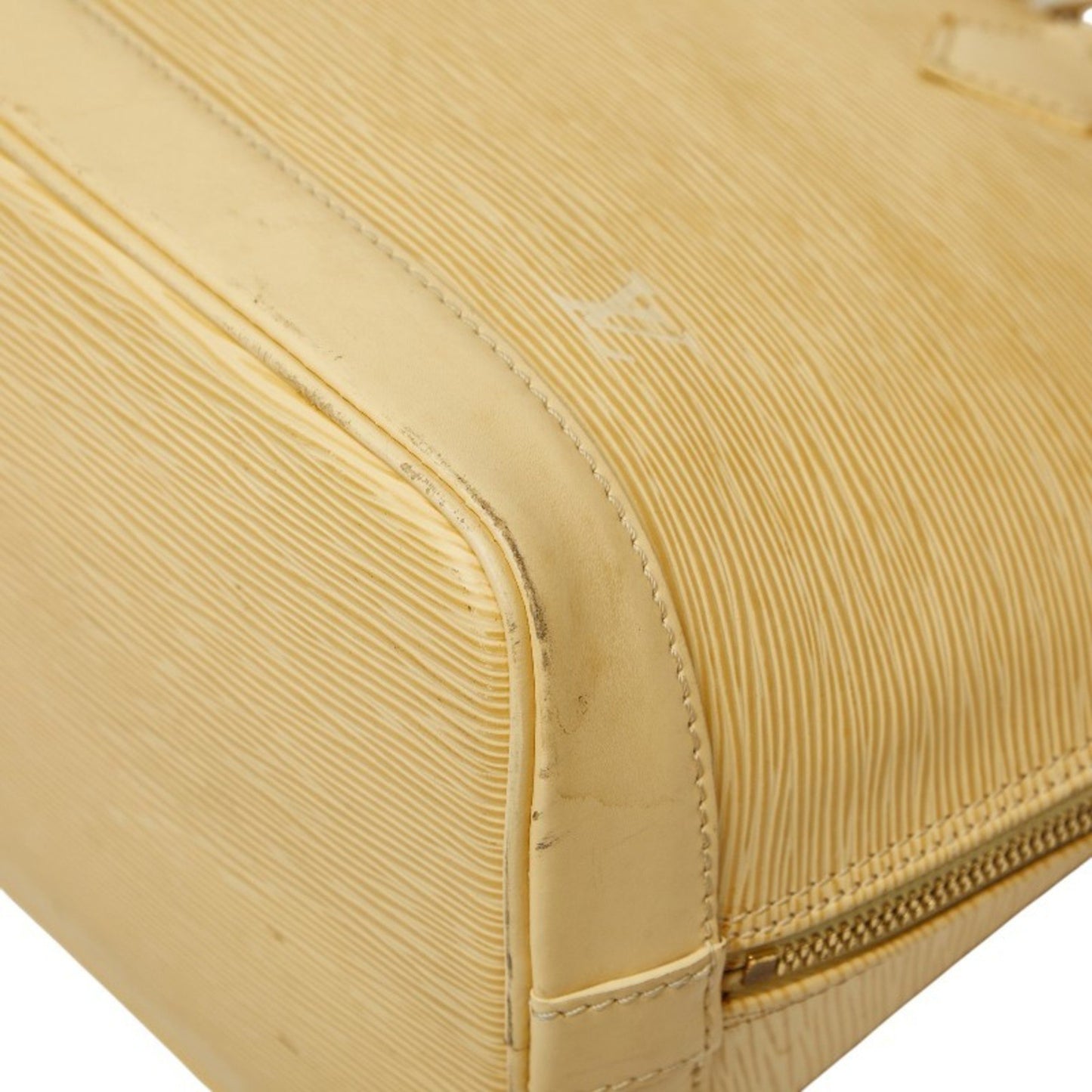 Louis Vuitton Epi Alma Handbag M5214A Vanilla Yellow Leather