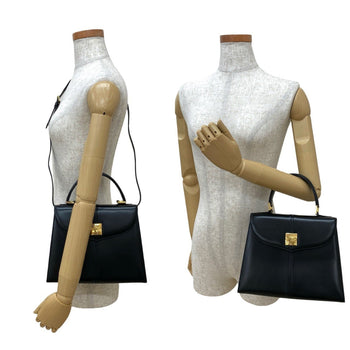 Yves Saint Laurent Ysl Logo Hardware Leather 2-Way Handbag/Shoulder Bag