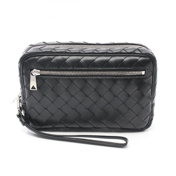Bottega Veneta Intrecciato Small Wristlet Pouch Second Bag Clutch Leather