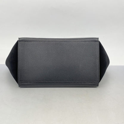 Celine Trapeze Handbag In Suede And Leather