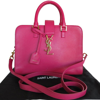 Saint Laurent Saint Laurent Handbag Shoulder Bag Baby Cabas Leather Pink