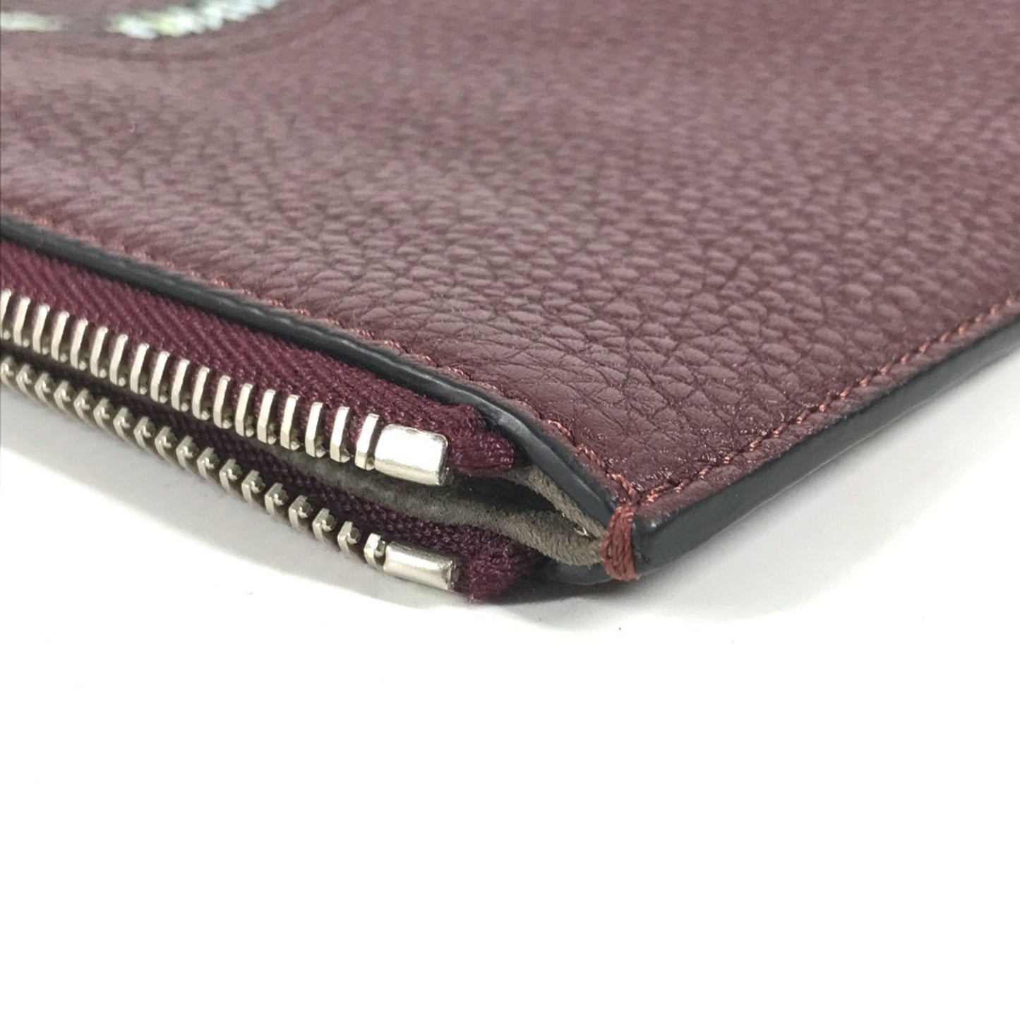 Fendi 7N0078 Pouch Pouch Cluch Bag Clutch Bag Brownbased