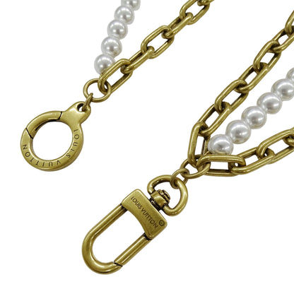 Louis Vuitton Women'S Metal And Glass Pearl Bag Charm Chain/Belt Charm