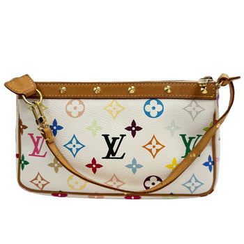 Louis Vuitton Pochette Accessoires Monogram Multicolore Blanc White M92649 Handbag