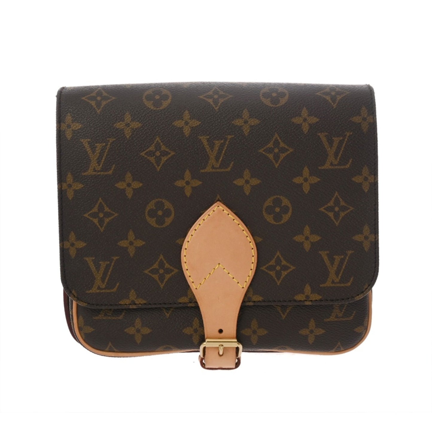 Louis Vuitton Monogram Cartesiere Mm Brown M51253 Men'S/Women'S Canvas Shoulder Bag