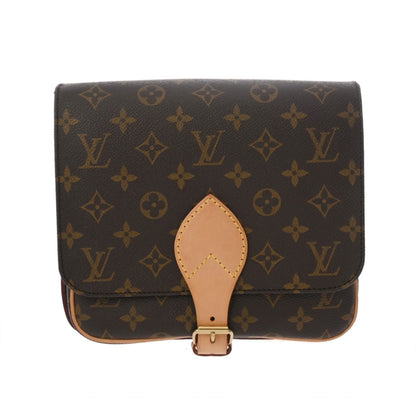 Louis Vuitton Monogram Cartesiere Mm Brown M51253 Men'S/Women'S Canvas Shoulder Bag
