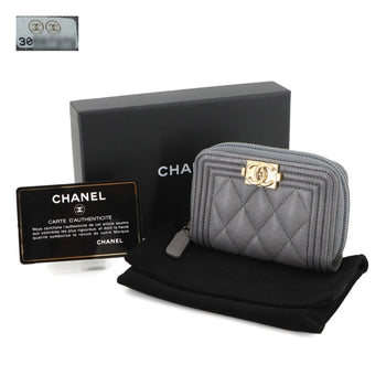 Chanel Boy Chanel Zip Coin Purse