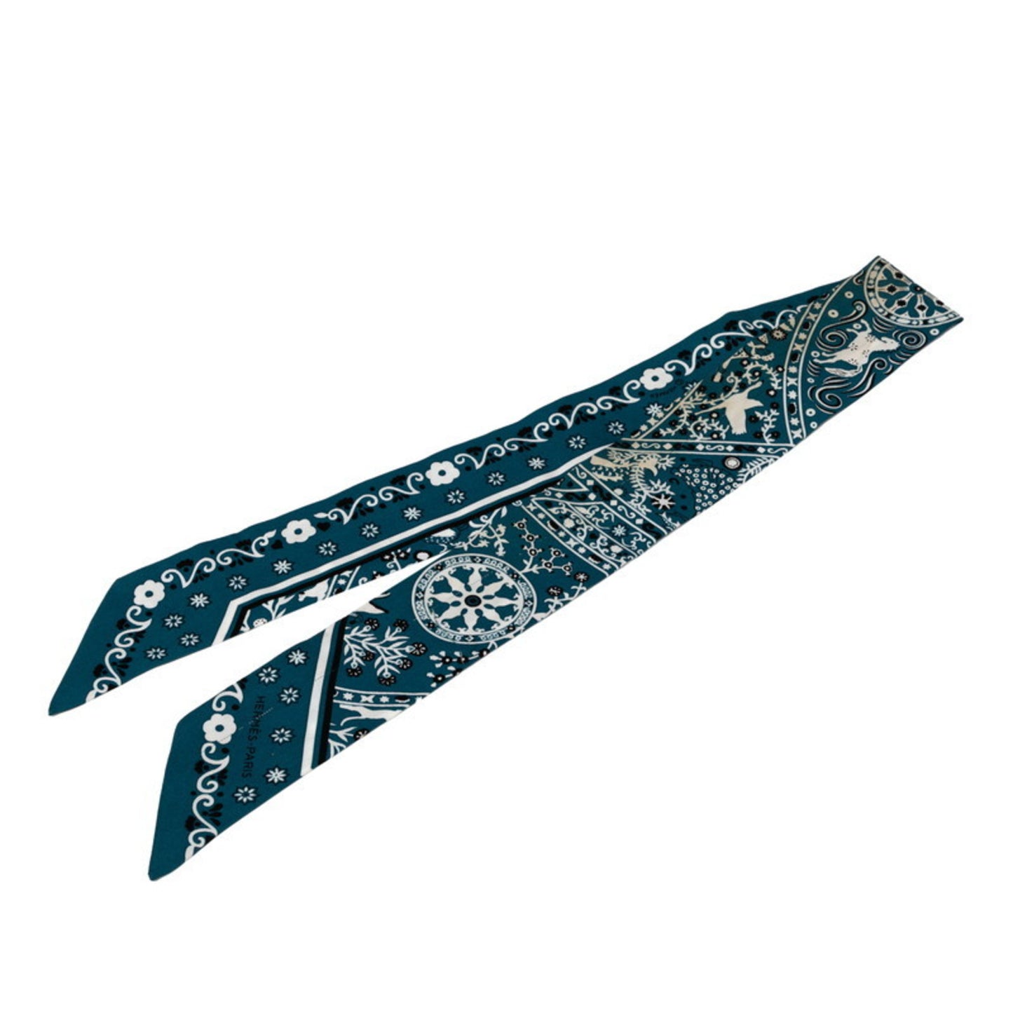 Hermes Herms Twilly Peuple Du Vent Scarf