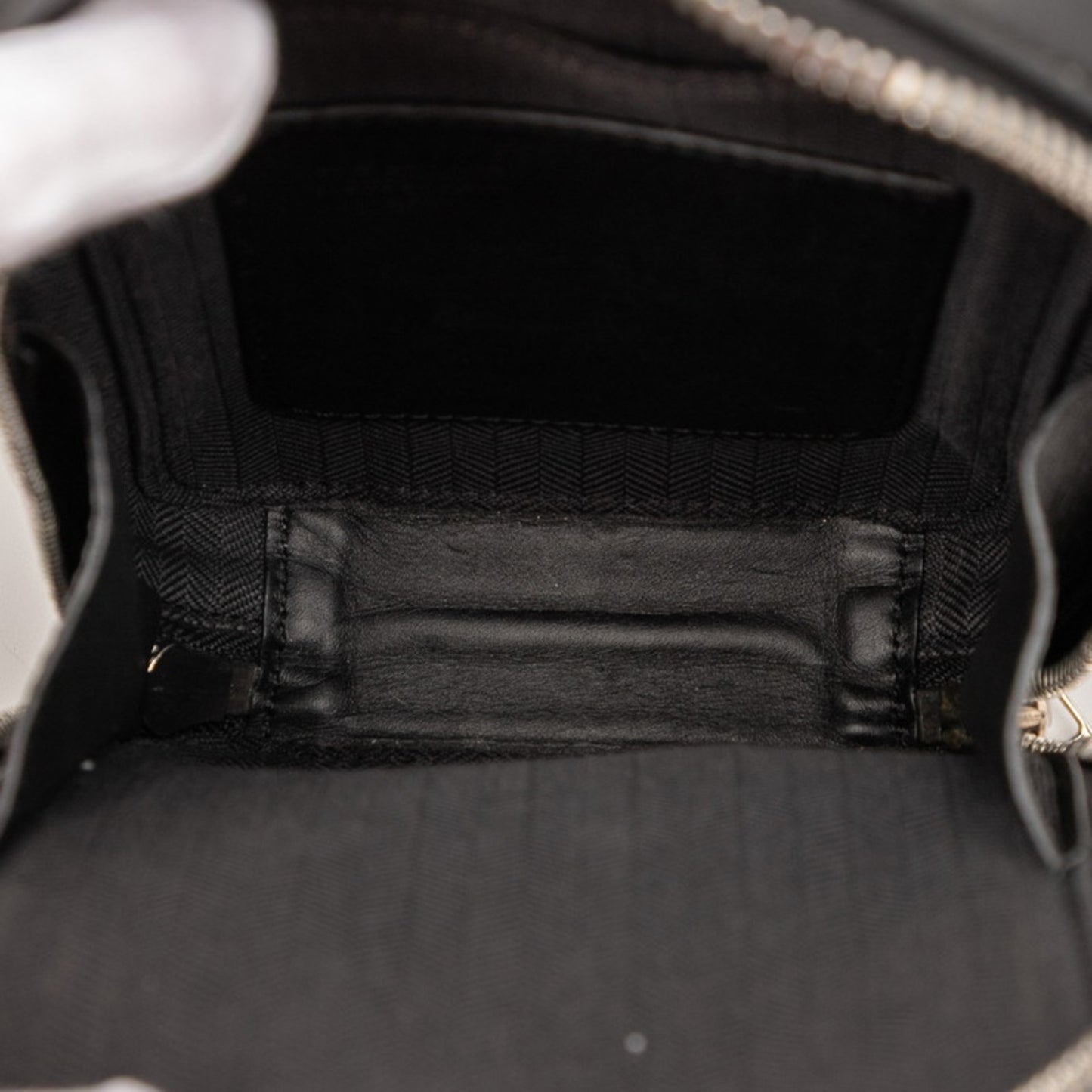 Loewe Anagram Shoulder Bag In Black Leather