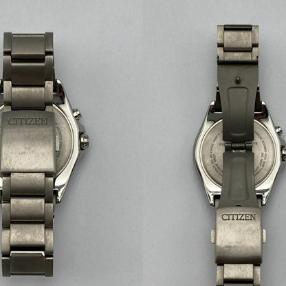 Citizen Attesa Day Date Eco-Drive Radio-Controlled Wristwatch At6040-58E D4