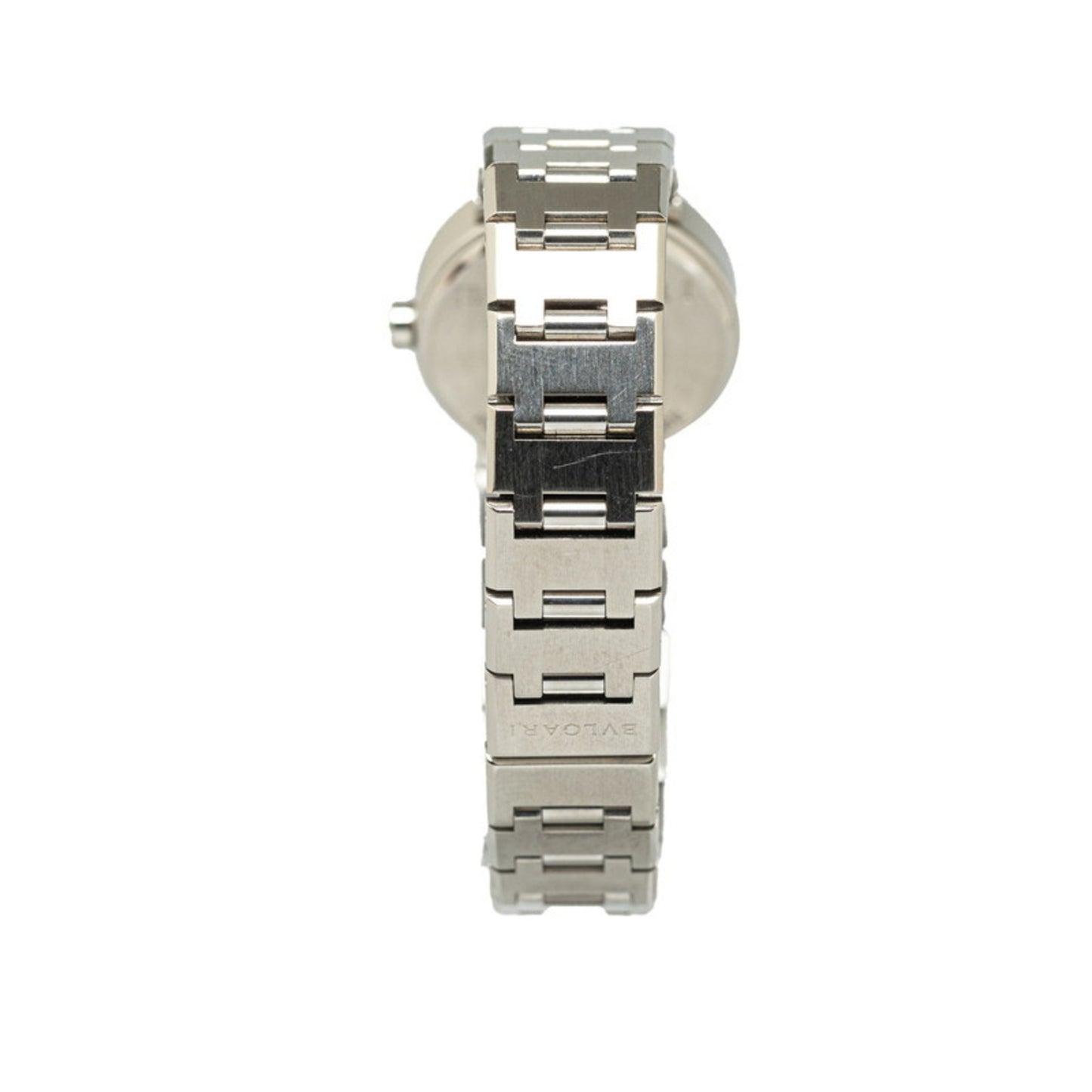 Bvlgari Watch Bb23Ss Quartz Black Dial Stainless Steel