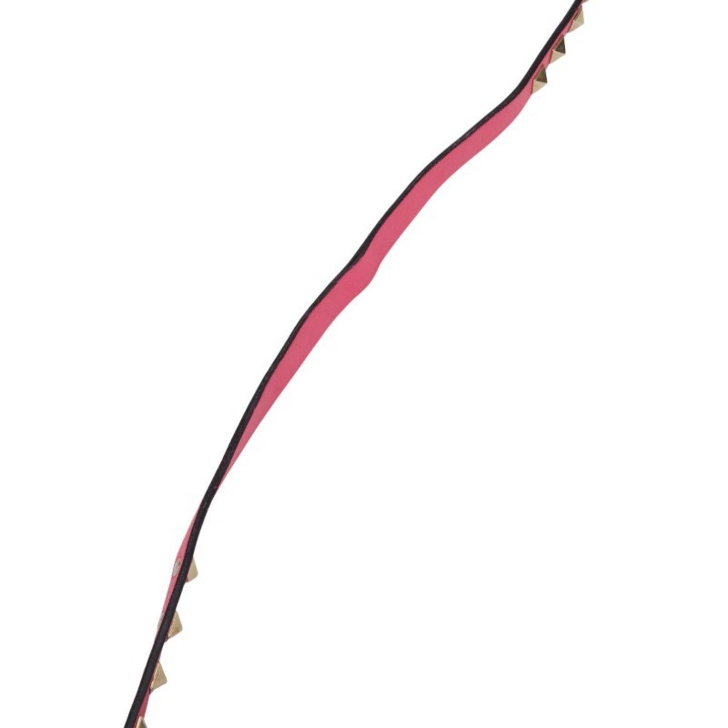 Valentino Studded Shoulder Bag In Pink Leather