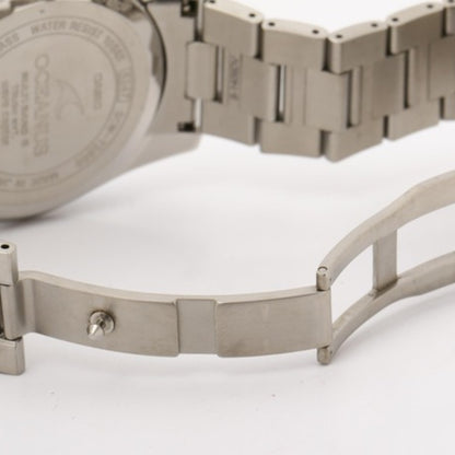 Casio Oceanus Classic Line Ocw T2600G 1Ajf Silver Black Dial Titanium