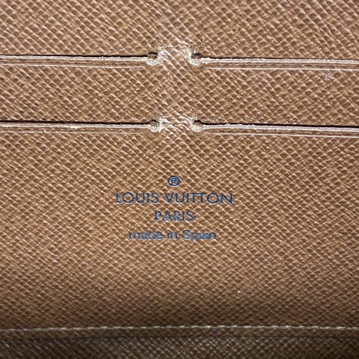 Louis Vuitton Monogram Zippy Wallet M60017 Brown
