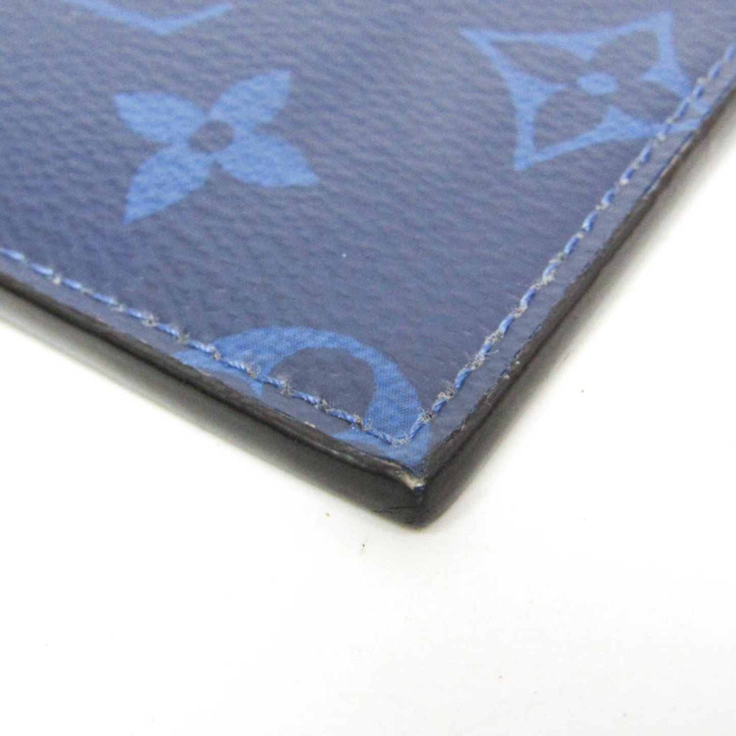 Louis Vuitton Taigarama Coin Card Holder M30270 Monogram Taigarama Card Case Cobalt