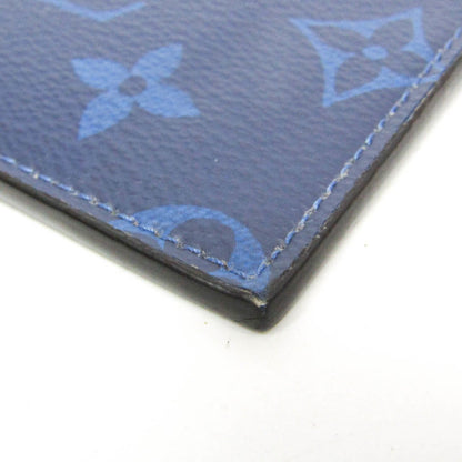 Louis Vuitton Taigarama Coin Card Holder M30270 Monogram Taigarama Card Case Cobalt