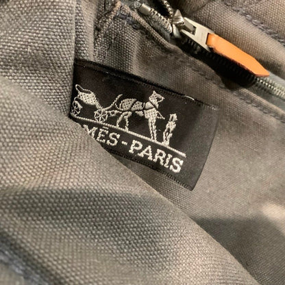Hermes Herms Foul Tote Pm Gray Canvas Bag (Handbag/Mini Tote)