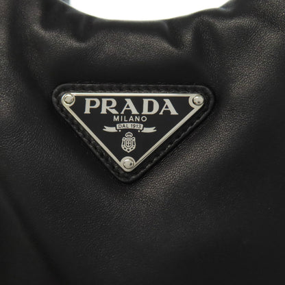 Prada 1Ba359 Logo Hardware 2-Way Nappa Leather Handbag