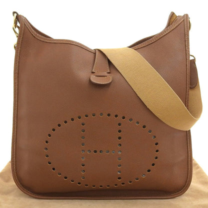Hermes Hermes Evelyn 1 Gm ?W Engraved Punching H Shoulder Bag Cushvel Gold